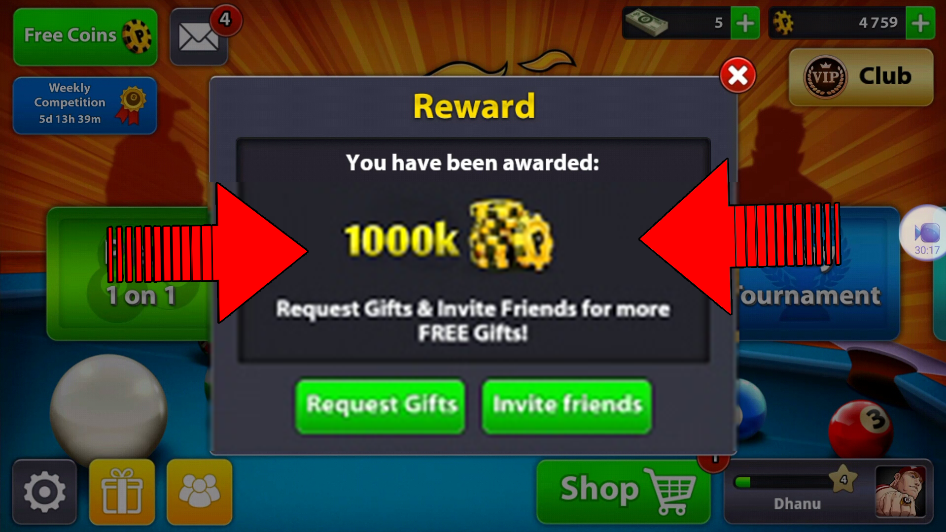 8 Ball Pool Free 1000K Free Coins - Free Unlimited Easter ... 8 Ball Pool Free 1000K Free Coins - Free Unlimited Easter ... -