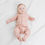Thumbnail: Organic Baby Peyton Zipper Sleeper in Blush Front View