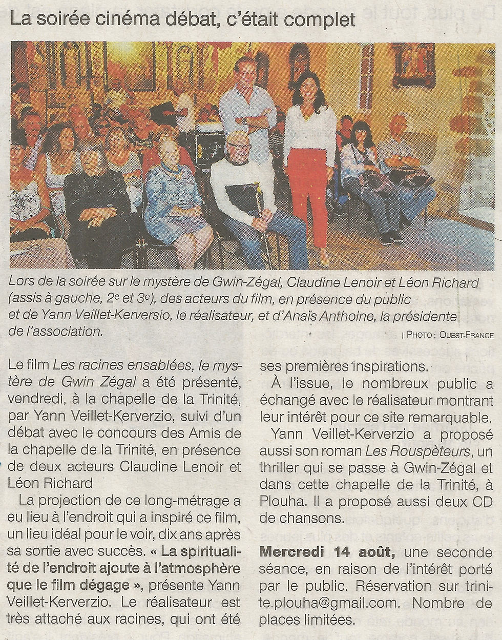 Ouest France 30/07/19