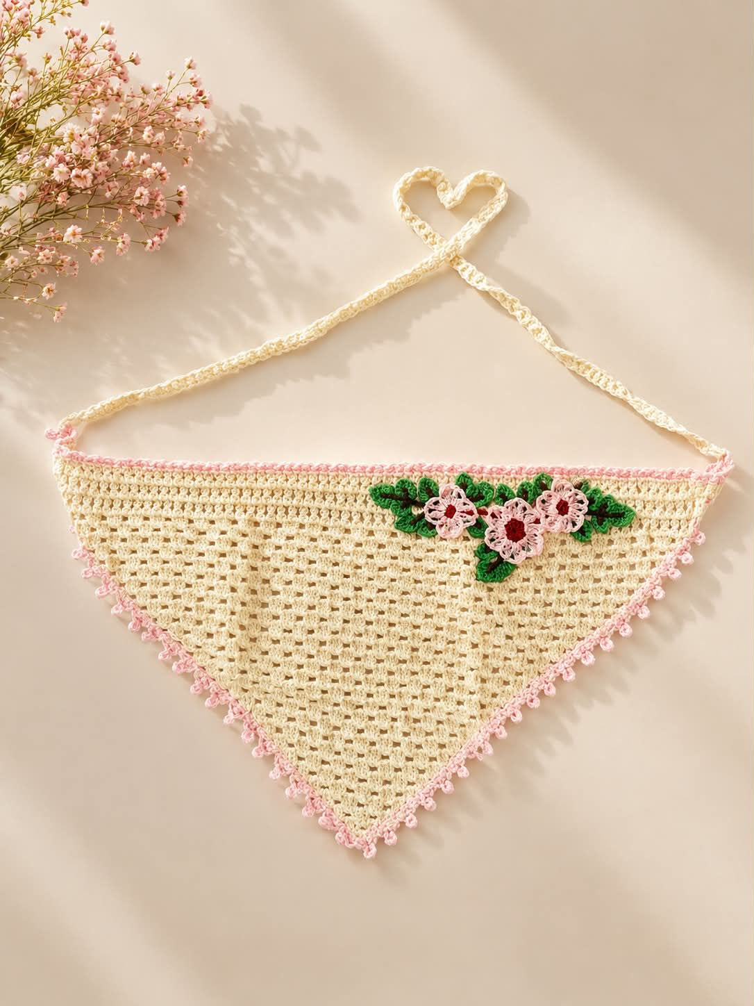 "Cover Story" Crochet Floral Hair Bandanas