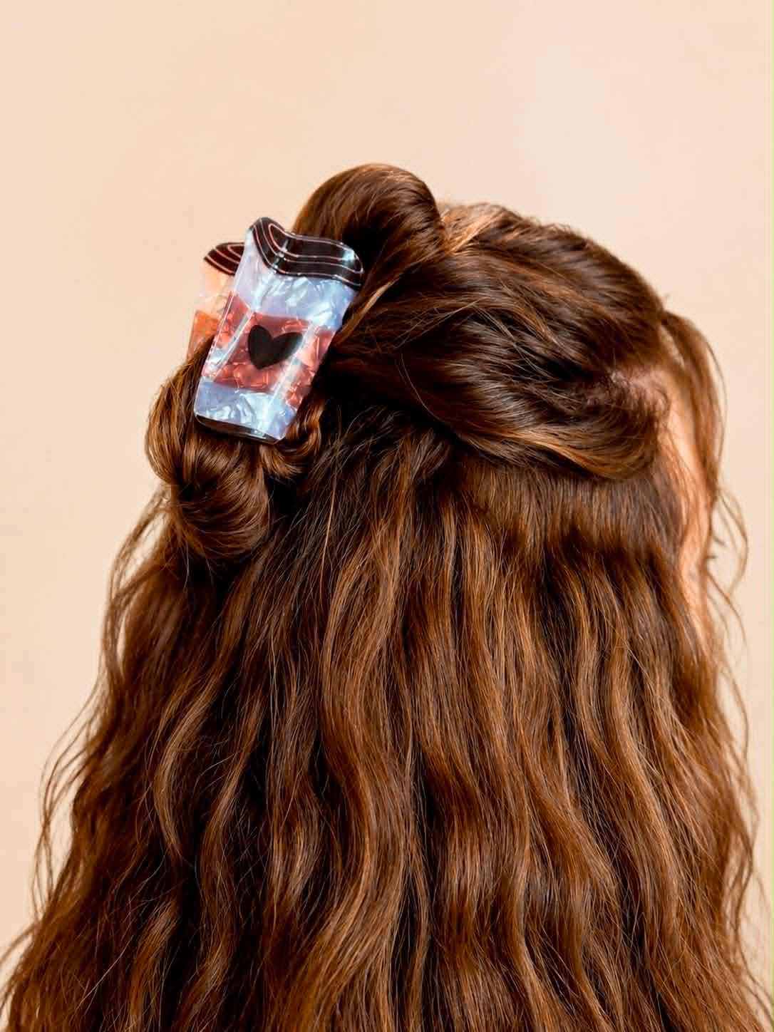 "Latte Love" Bevvy Babe Claw Clip