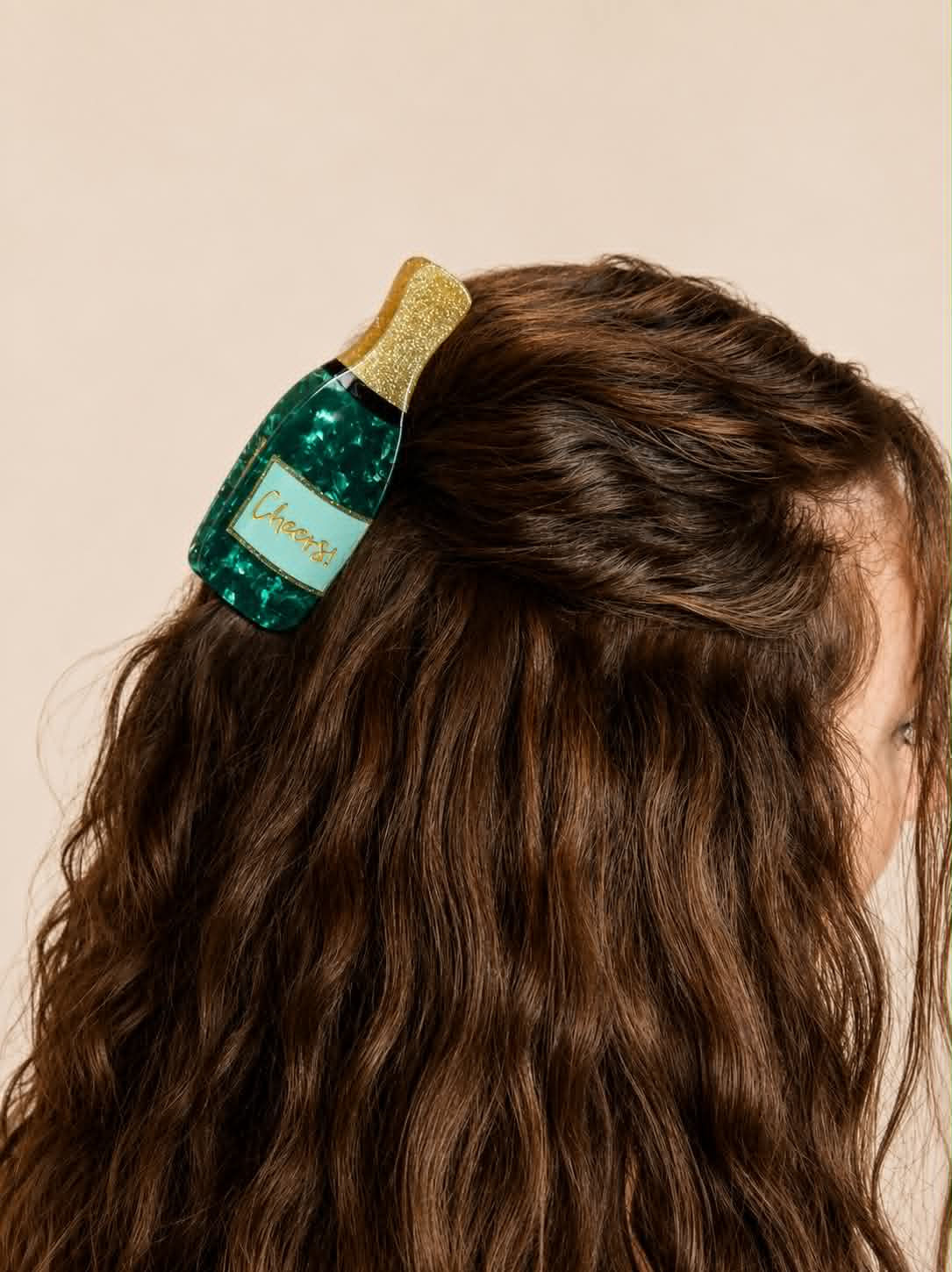 "Poppin' Bottles" Bevvy Babe Claw Clip