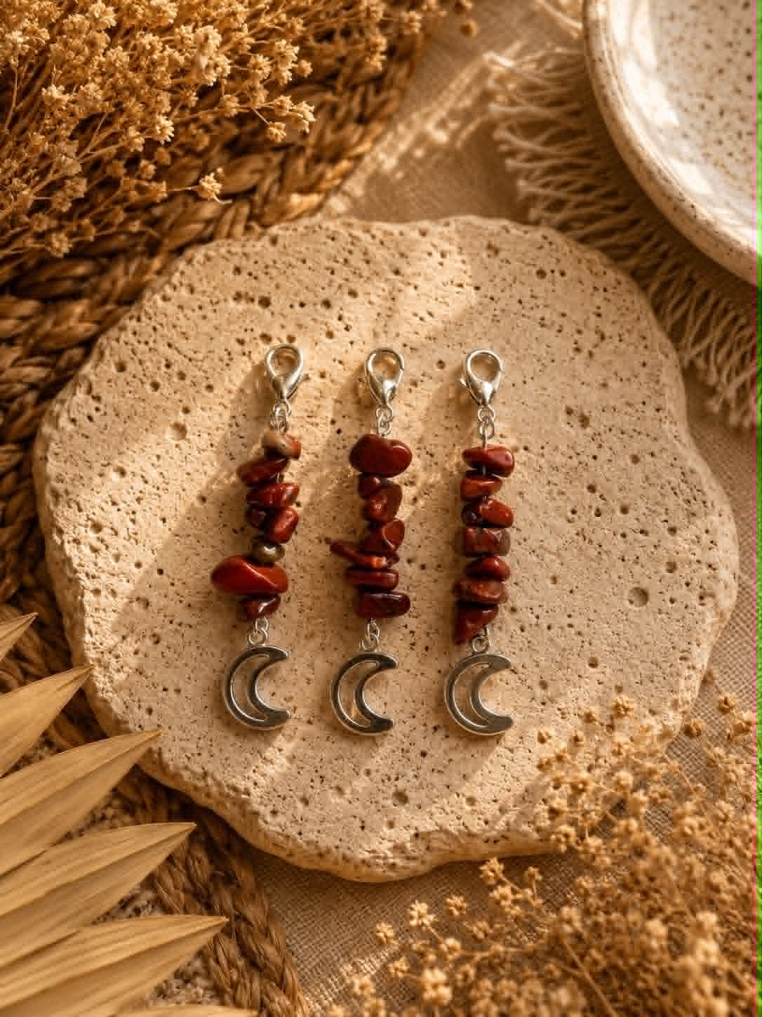 "The Gem-ini" Crystal Hair Pendants
