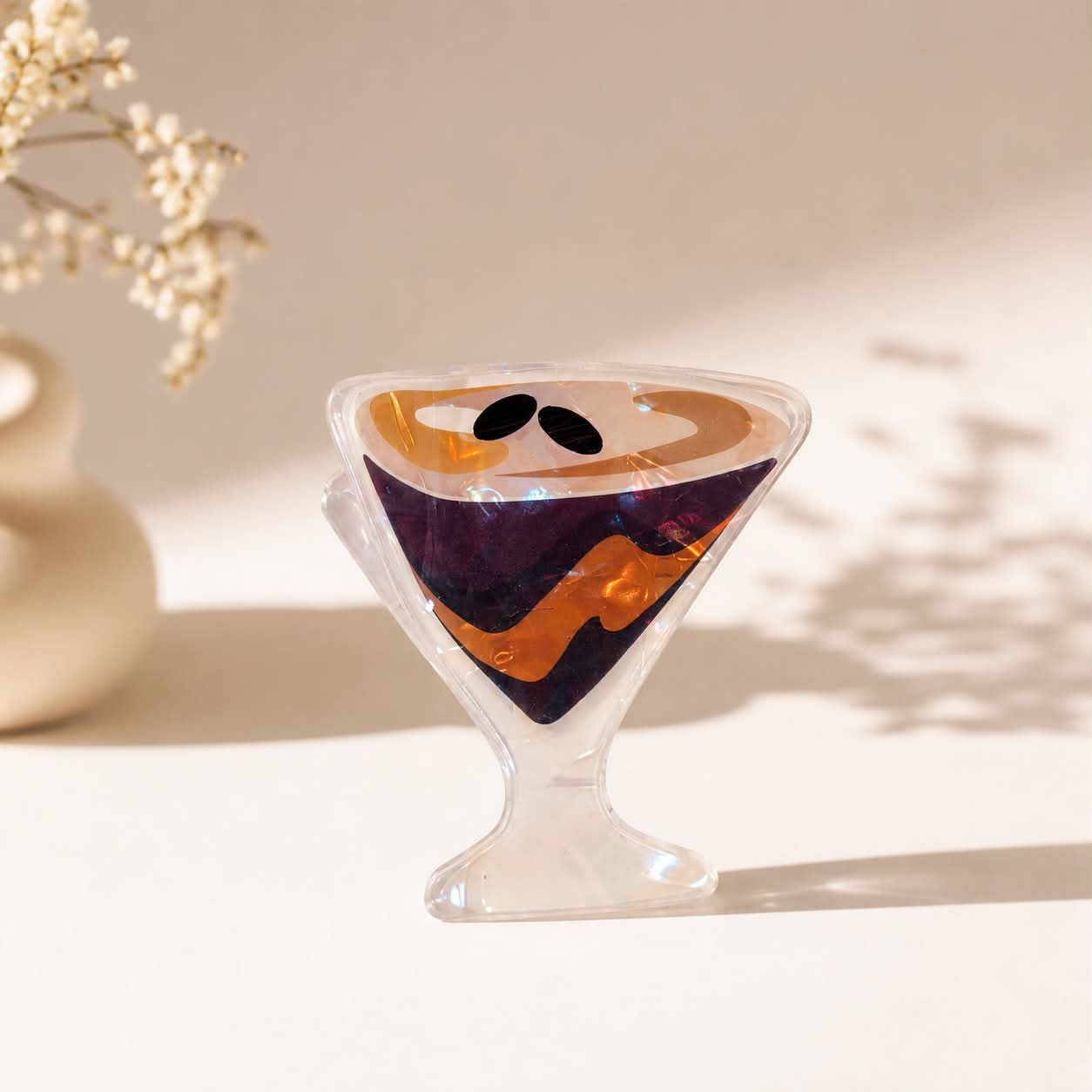 "Espresso Martini" Bevvy Babe Claw Clip