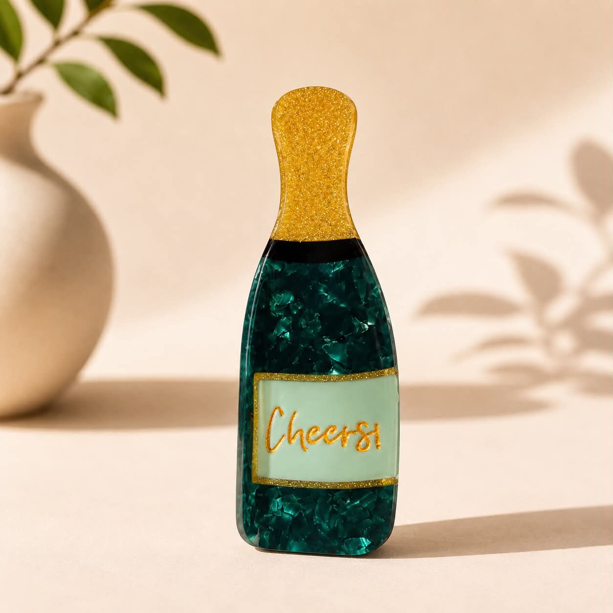 "Poppin' Bottles" Bevvy Babe Claw Clip