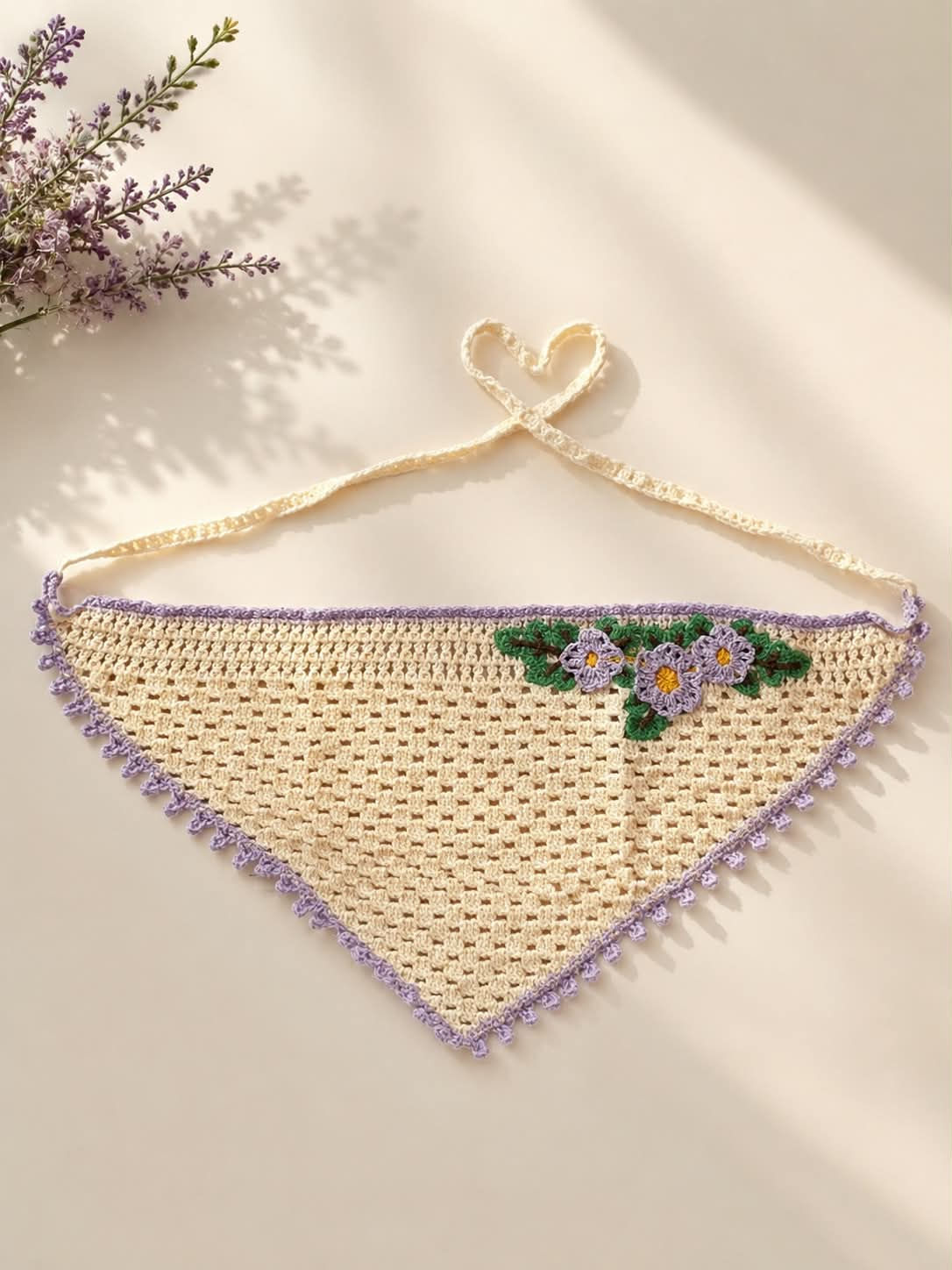 "Cover Story" Crochet Floral Hair Bandanas