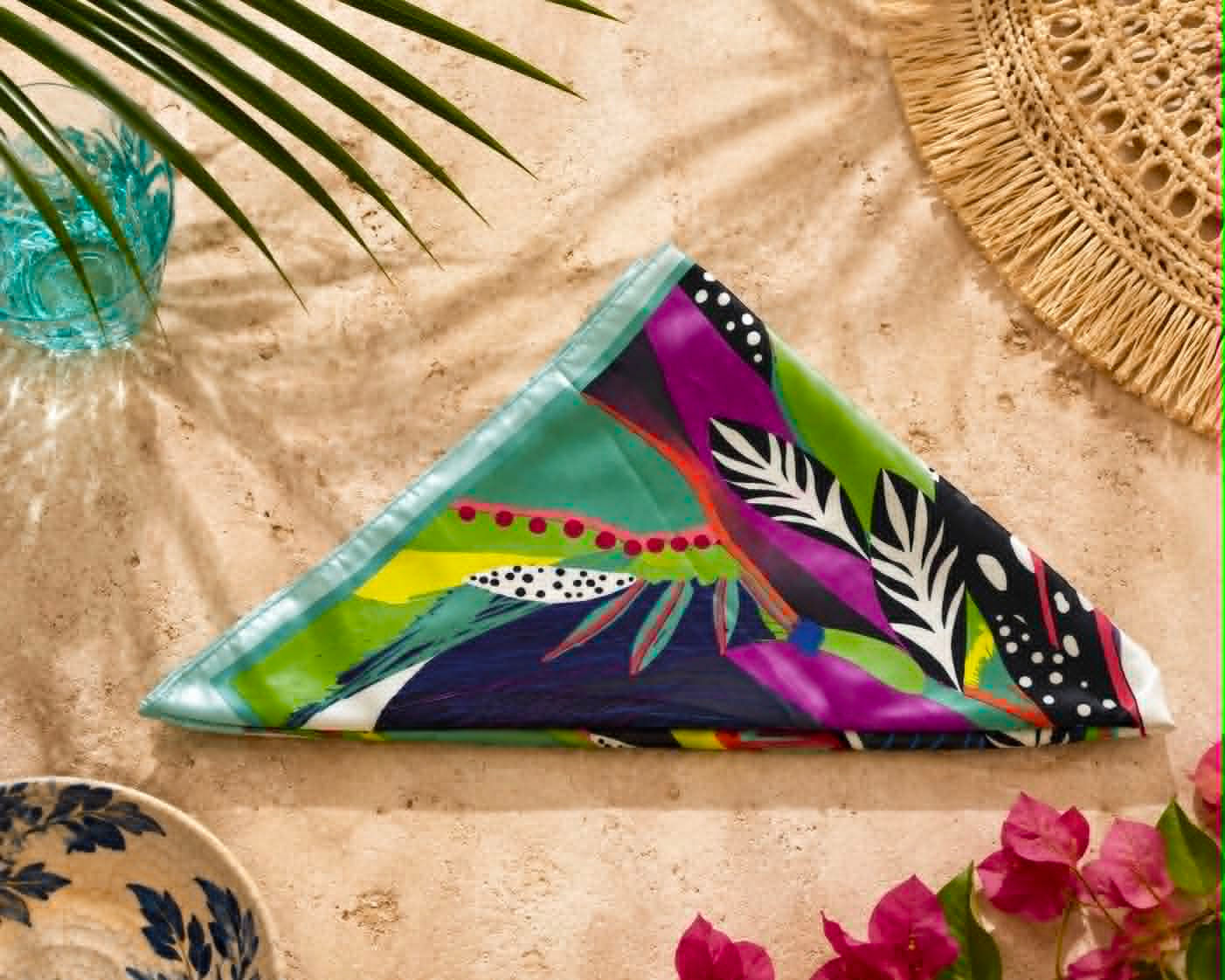 "Wrap Star" Abstract Hair Scarves