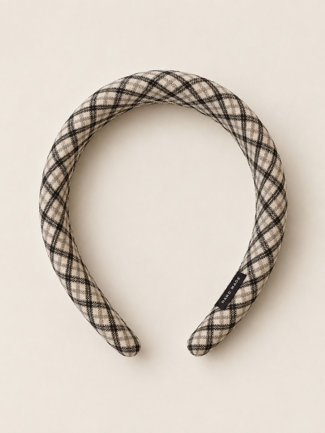 “Gossip Girl” Argyle High Crown Handmade Headband