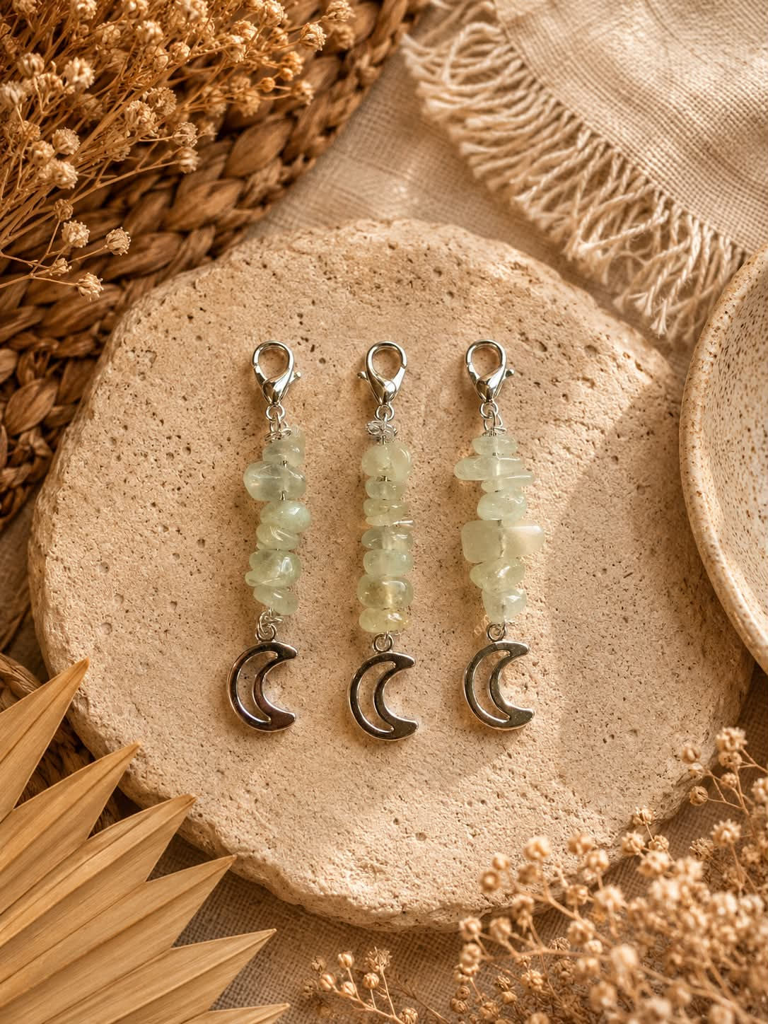 "The Gem-ini" Crystal Hair Pendants