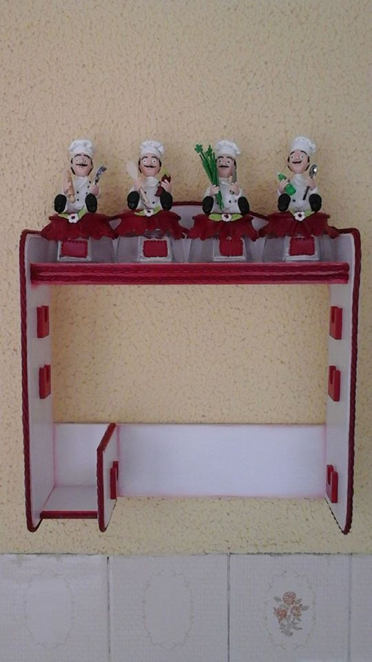 porta papel com cozinheiros