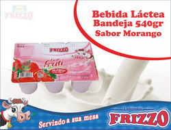 Bandeja 540gr - Sabor Morango