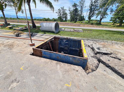 Escavação para Esgoto - Base Aerea de Santa Cruz (BASC), Santa Cruz, Rio de Janeiro/RJ