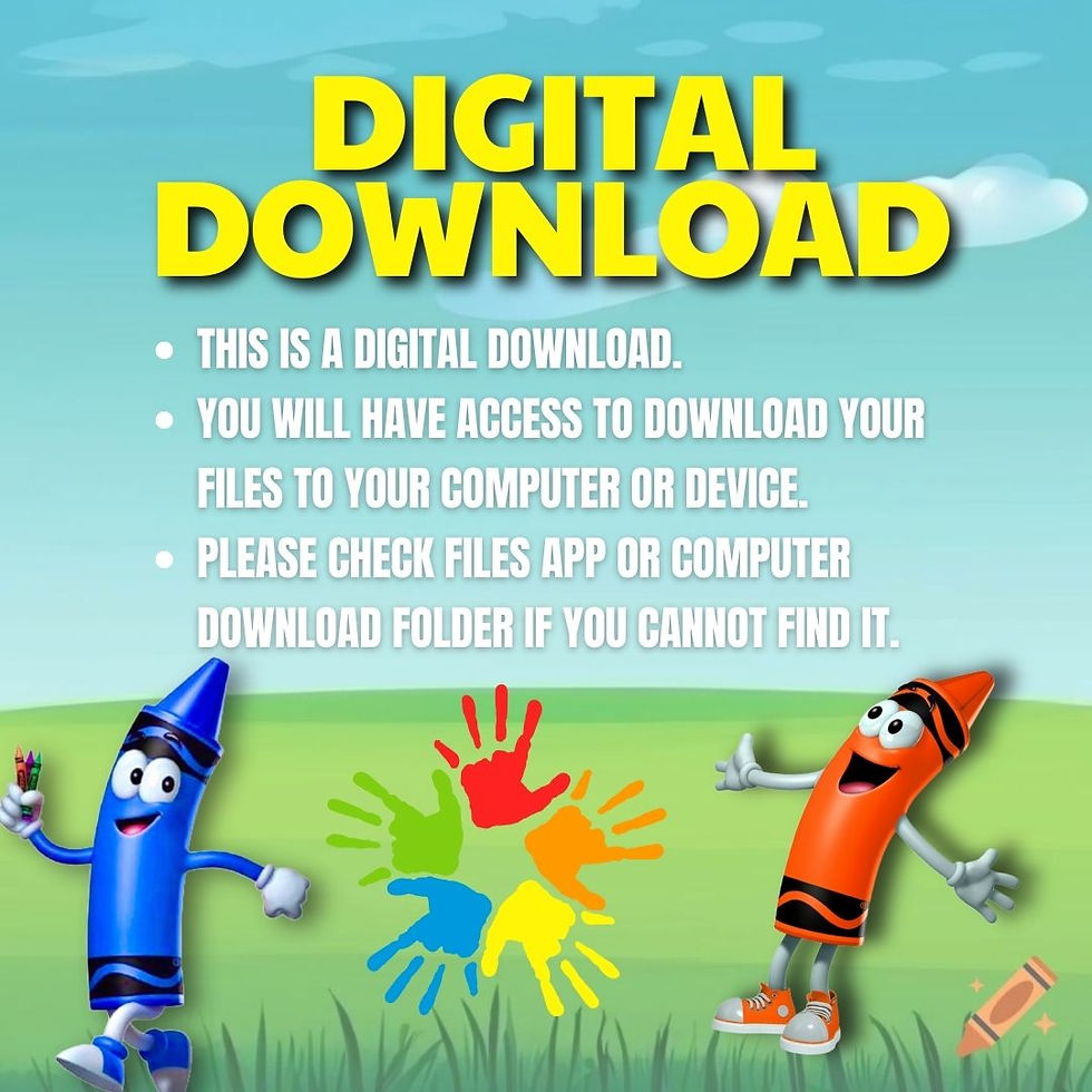 Thumbnail: If Crayons Could... Children's E-book Activity Book