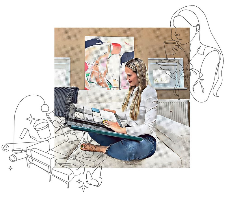 Die Gründerin der Marke dizajn interior design