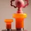 Miniaturbild: Tischlampe Orange Designer 