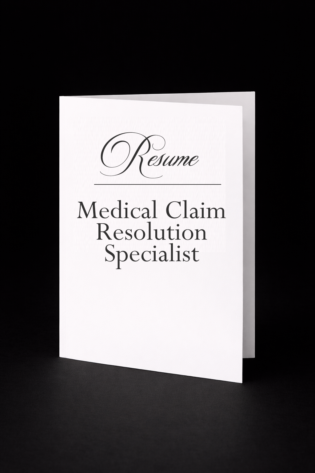 Medical Claim Resume
