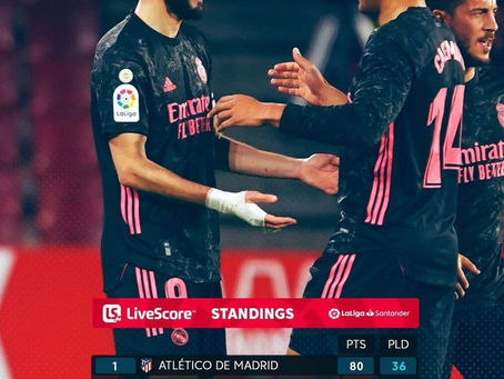 La Liga Santander Match Day 37 Projections 