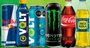 bebidas energéticas y gaseosas