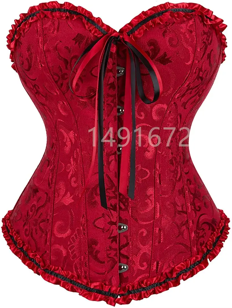 Küçük resim: Sapubonva Corset Sexy Women's Corsets and Bustiers Overbust Gothic