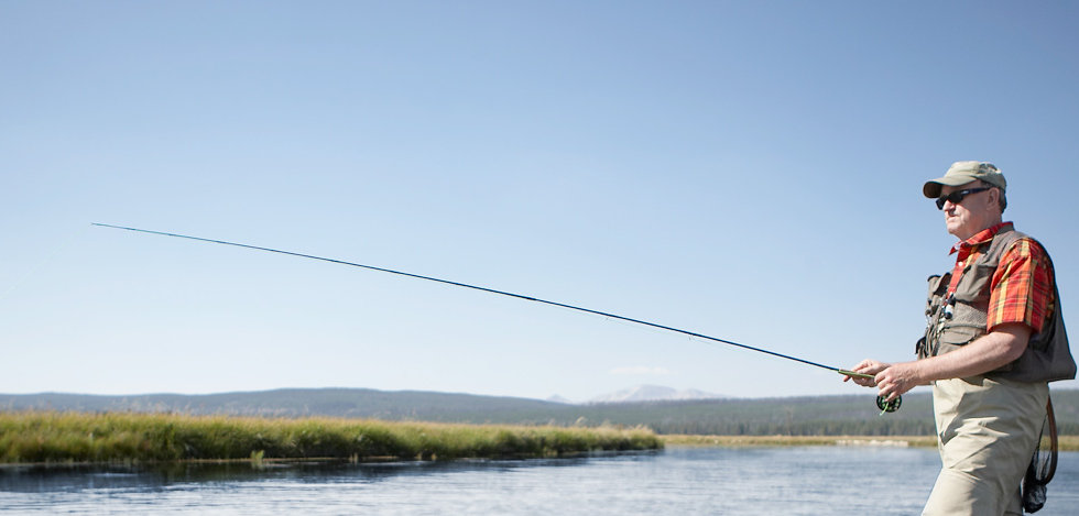 Man fishinig