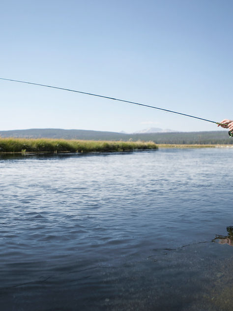 Angler on the river