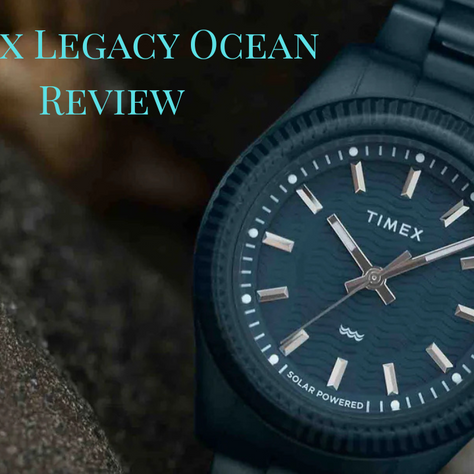 Timex Legacy watch on sand