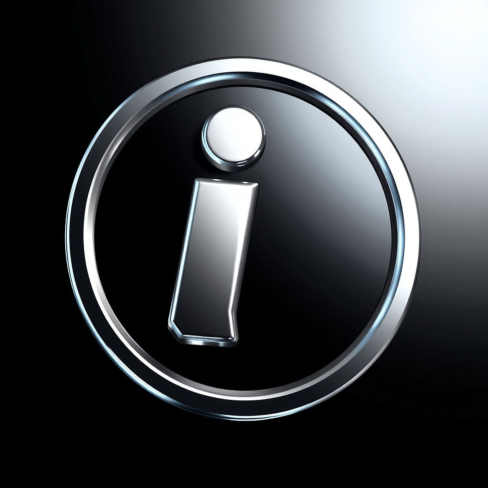 _i_ , information icon, silver metallic, reflective, dark_black background.jpg