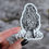 Thumbnail: Morel Mushroom Sticker - Black and White