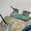 Thumbnail: Hummingbird babies - Original Watercolor/Ink Painting - 8x10 inch