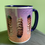 Thumbnail: 15 oz. Ceramic Feather Mug - Hawk Feather - Green or Purple