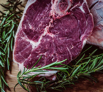 Steak d'agneau cru