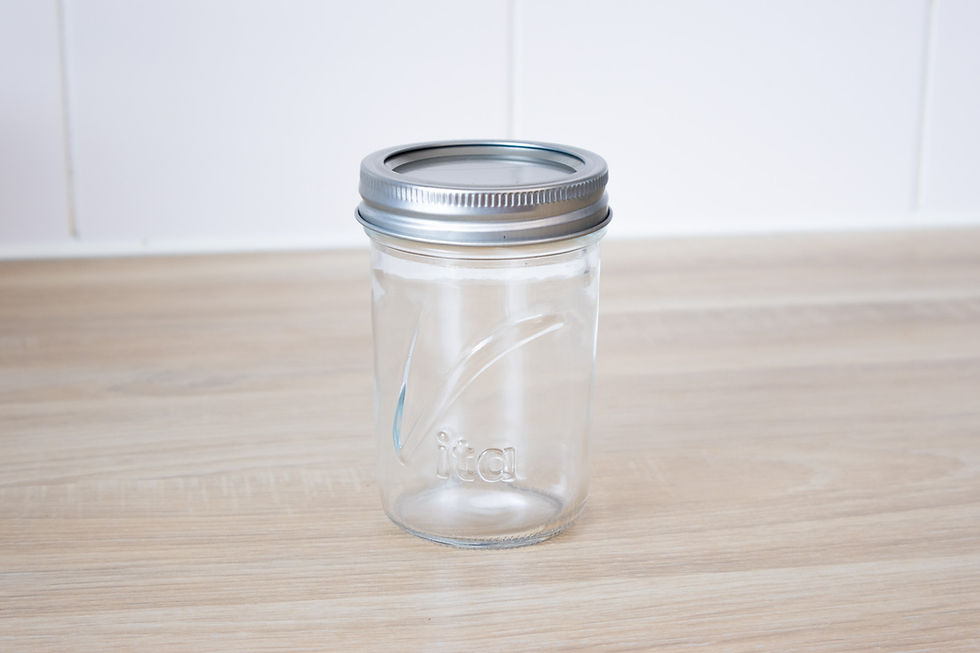 Set of 9 Vita mason jar 250 ml regular mouth