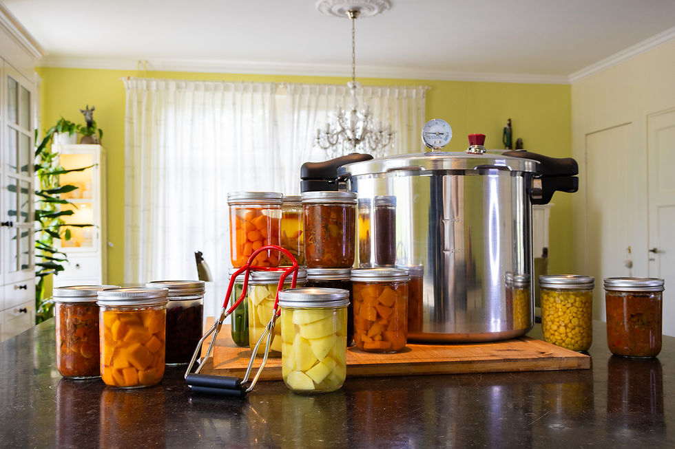 pressure cannen mason jars oogst conserveren