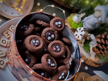 Sablés ronds au chocolat