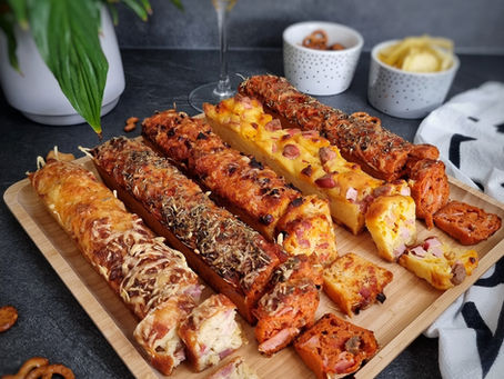 5 cakes apéros (avec une seule pâte)