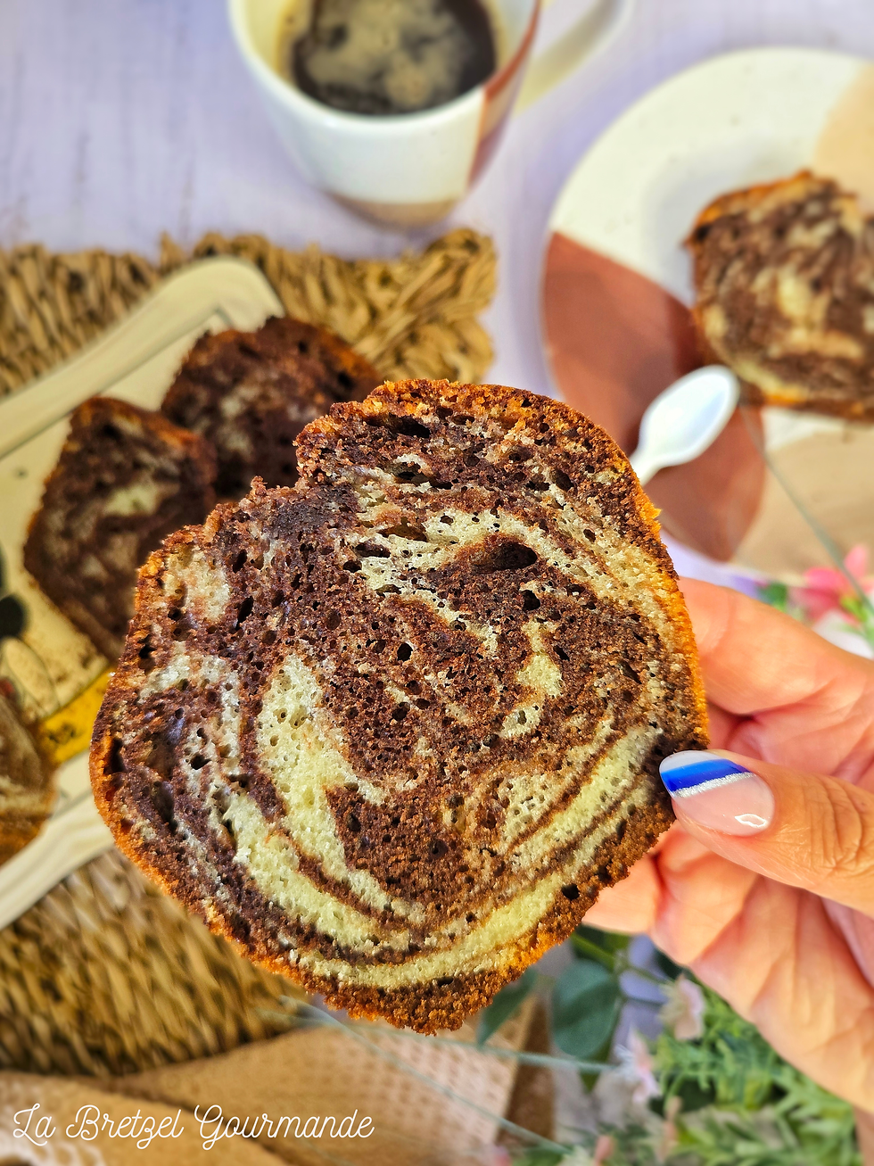 Recette cake marbré