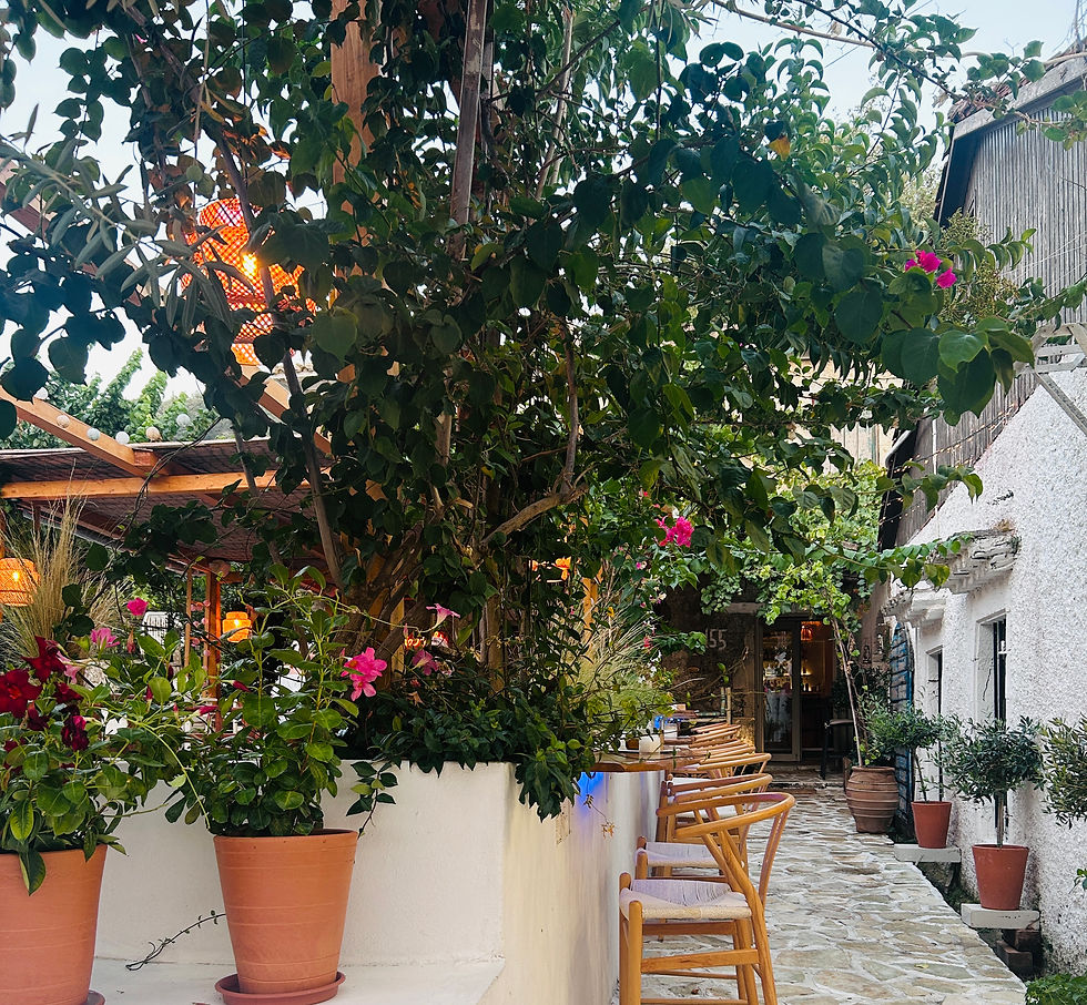 Beautiful Greek Cocktail Bar