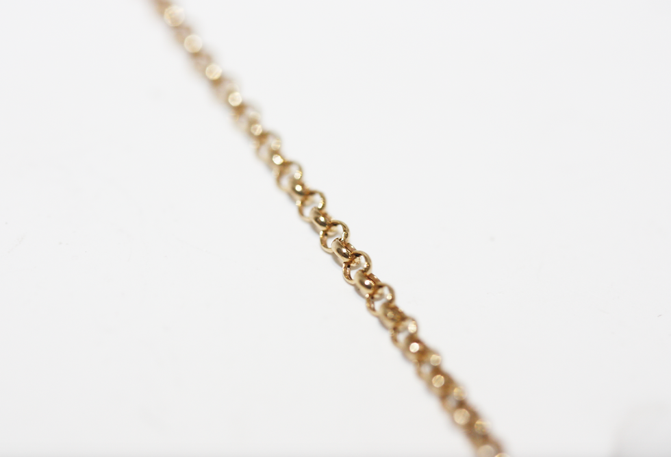 Thumbnail: Vintage 9ct Gold Large Cross Necklace on Gold Belcher Chain