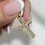 Thumbnail: Vintage 9ct Yellow & White Gold Ornate Cross Pendant