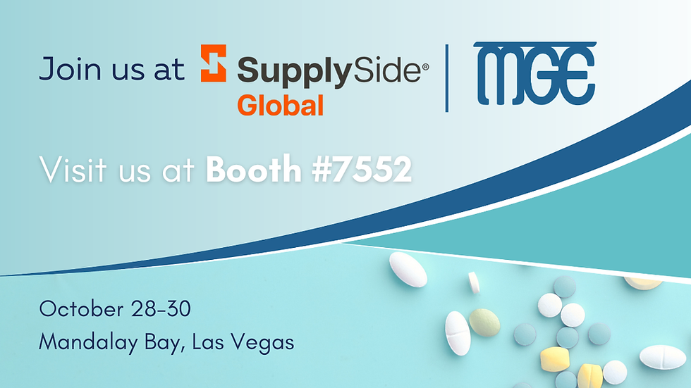 Join us at SupplySide Global in October!
