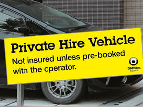 Taxis and PHVs licensed by Oldham Council set to change positioning of ID plates and operator logos