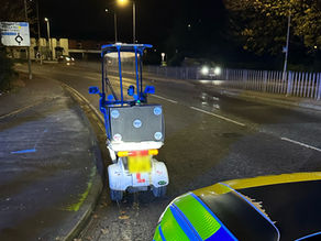 MIDDLE LANE MOTORWAY MENACE: Police seize electric vehicle travelling 30mph on M6