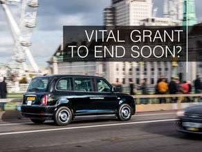 WILL THE PLUG-IN TAXI GRANT DRIVE ON? Government support for cleaner zero-emission black cabs could stop soon