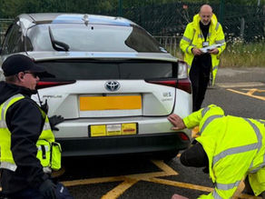 ON THE ROAD: Wolverhampton Council Licensing officers in several locations during day of extensive taxi and PHV cross-border checks