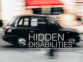 How can taxis better serve passengers with hidden disabilities?