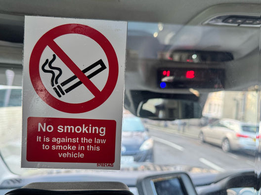 Smoking and vaping rules in licensed taxis and private hire vehicles explained for drivers and passengers