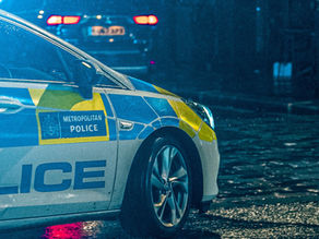 Motorcyclist tracked by police dies in collision with taxi and street furniture in London