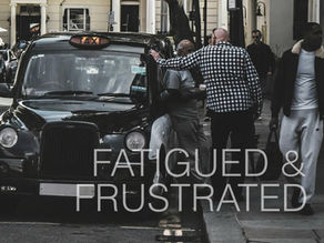 FATIGUED AND FRUSTRATED: London taxi drivers respond to news of sharp decrease in licensed cabbies