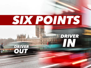 Six penalty points could see TfL REVOKE taxi licence, but bus drivers can APPLY with same number