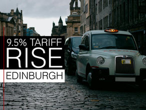 Edinburgh taxis set for 9.5% fare increase and airport drop off fee rise